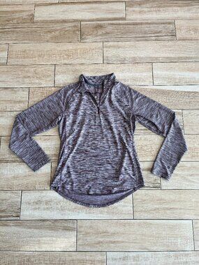 Mens all in motion Purple Quarter Zip - M